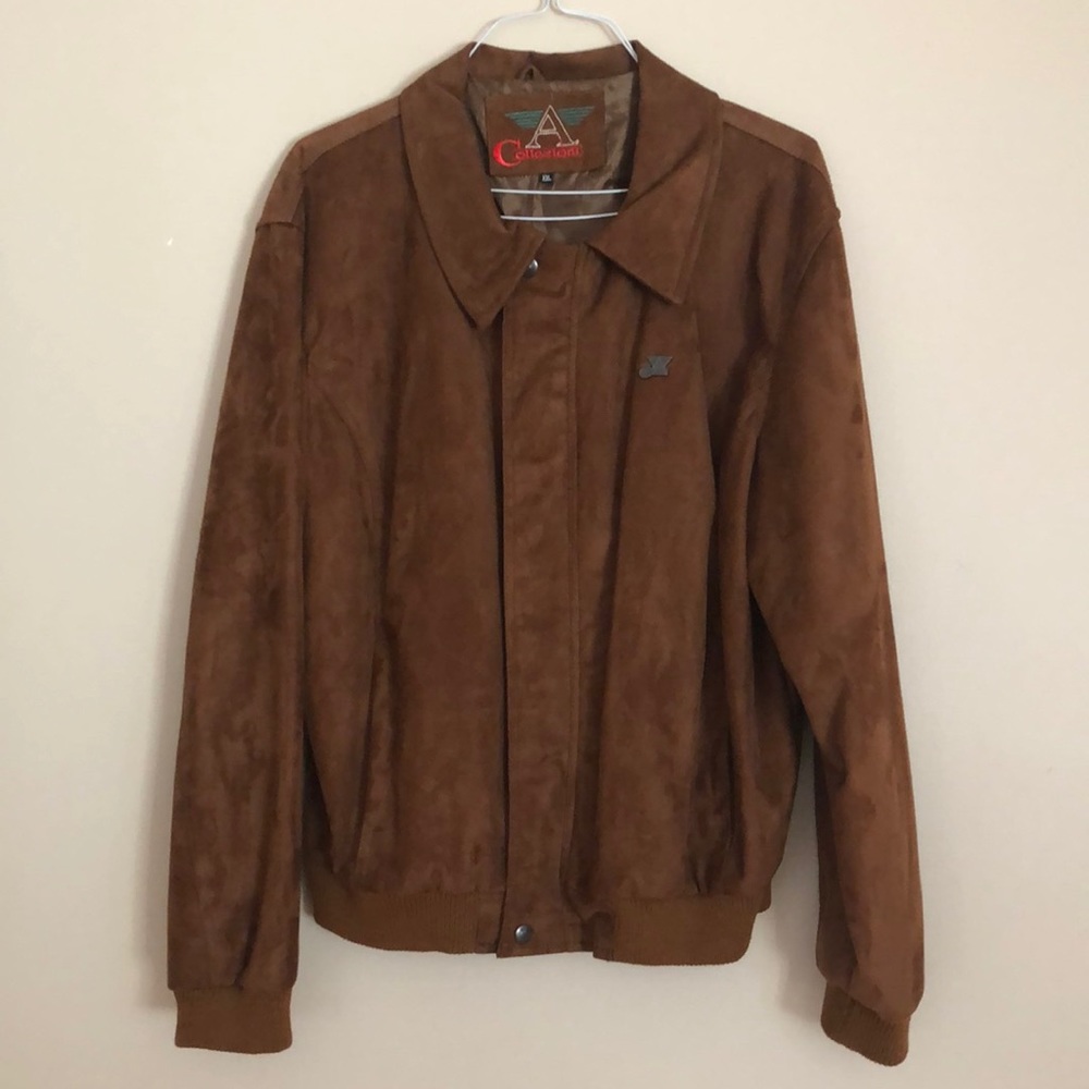 A collezioni zip front jacket coat .